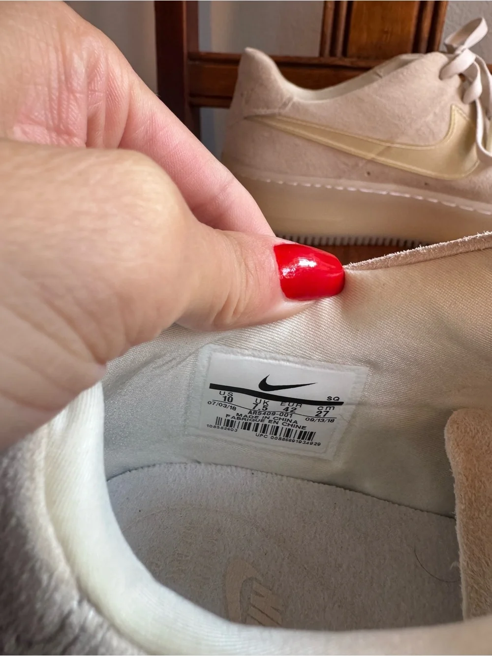 Nike Air Force 1 Sneakers with Gum Sole